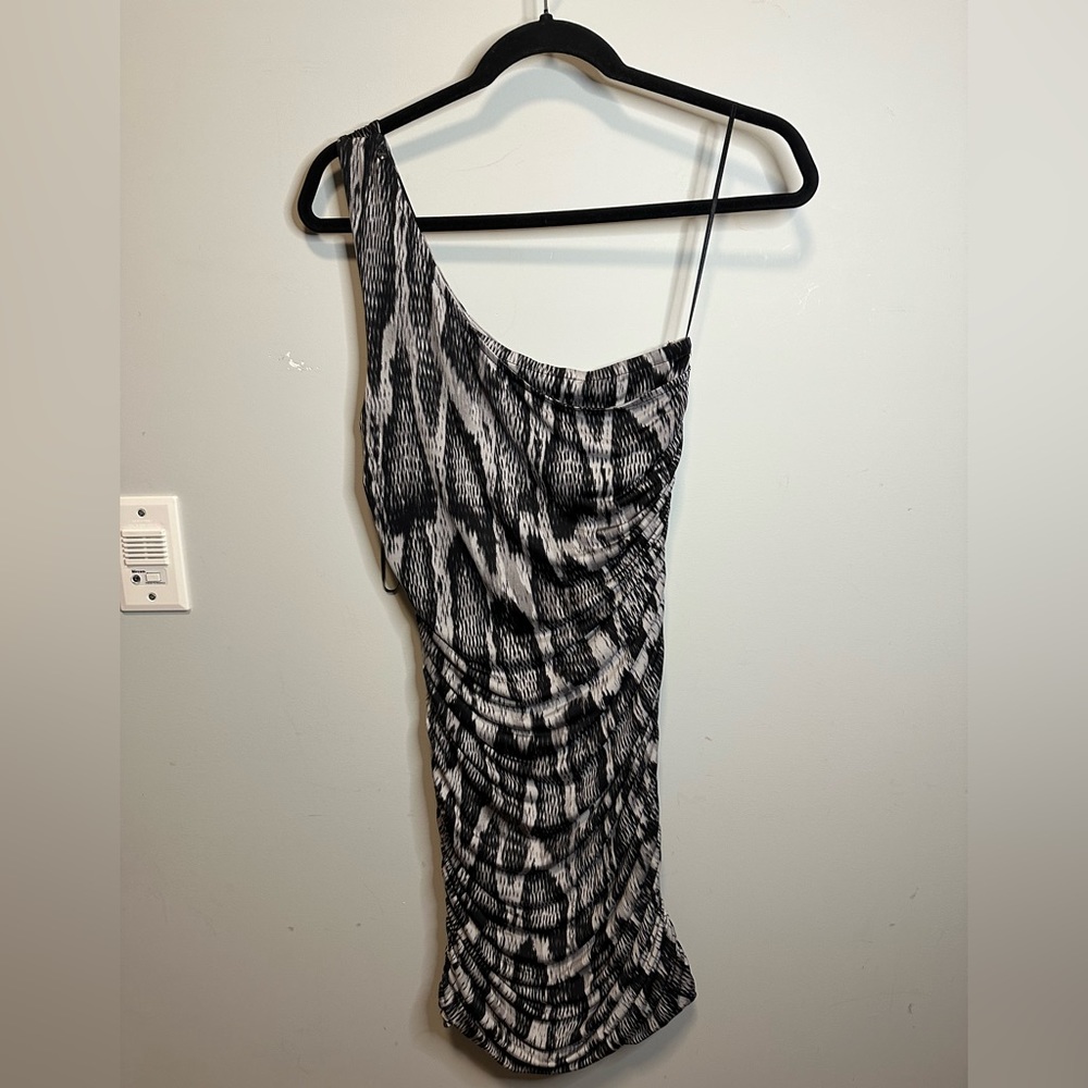 GUESS ONE SHOULDER DRESS